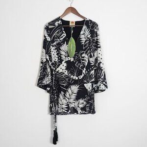 Farm Rio Wrap Dress "Onca de Bolinha" Size Small